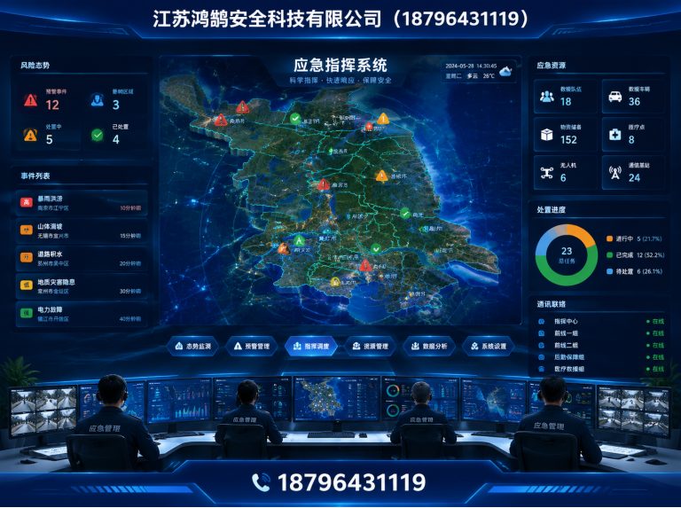 临沧应急指挥系统展示图